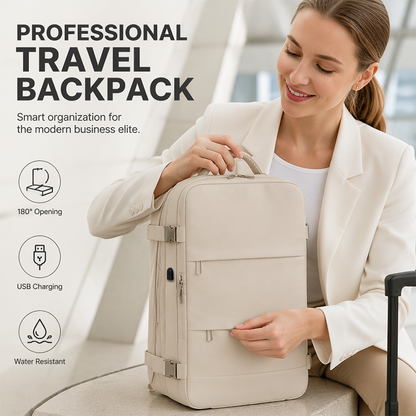 💼Large Capacity Business Backpack with USB Port