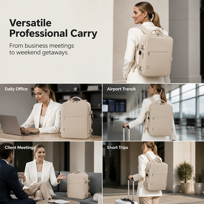 💼Large Capacity Business Backpack with USB Port