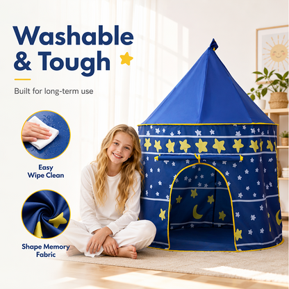Portable Kids Play Tent Indoor Castle Yurt Playhouse