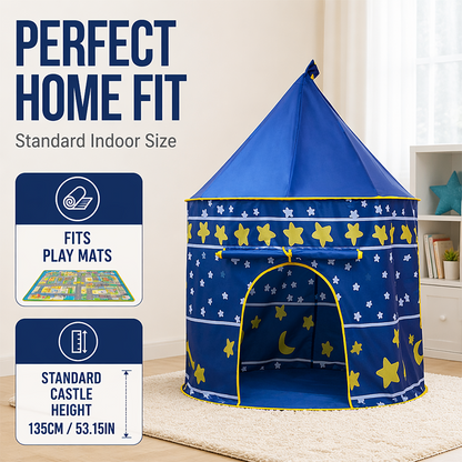 Portable Kids Play Tent Indoor Castle Yurt Playhouse