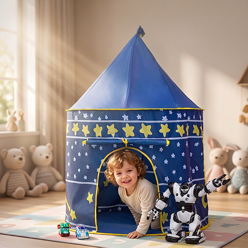 Portable Kids Play Tent Indoor Castle Yurt Playhouse