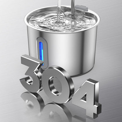 Stainless Steel Automatic Filtering Pet Water Fountain