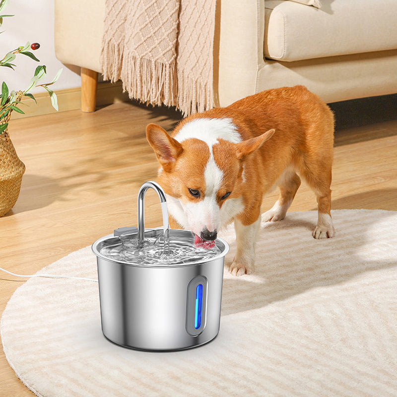 Stainless Steel Automatic Filtering Pet Water Fountain