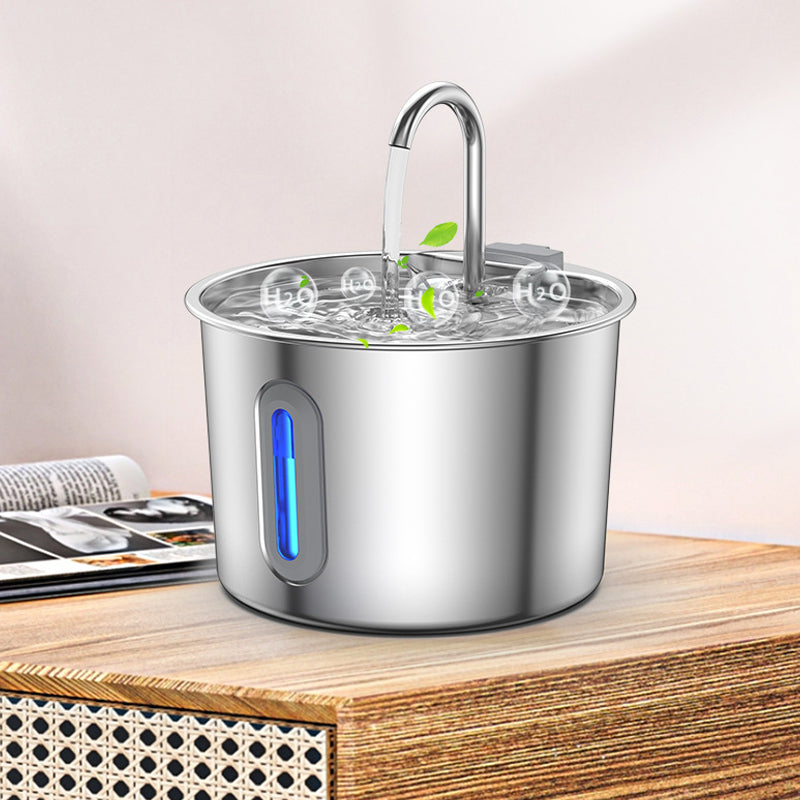Stainless Steel Automatic Filtering Pet Water Fountain