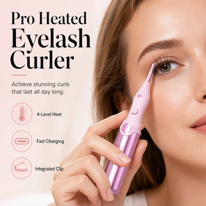🔥💐50% Off Now！‼️ ✨Rechargeable Heated Eyelash Curler | Get Long-Lasting Perfect Lash Curls Anytime🔋