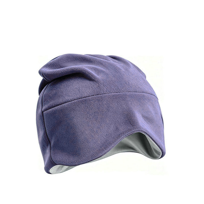 Weighted Sleep Cap with Eye Mask – micro-gravity deep sleep design, light-blocking & breathable. Restful nights anywhere