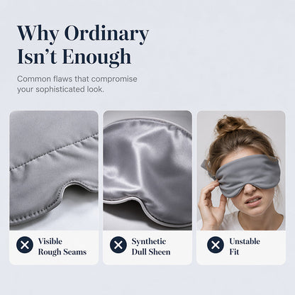 Weighted Sleep Cap with Eye Mask – micro-gravity deep sleep design, light-blocking & breathable. Restful nights anywhere