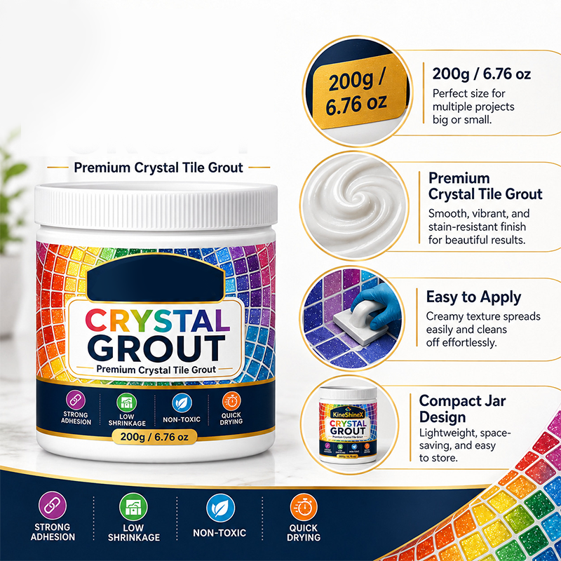 High-Strength Waterproof Crystal Tile Grout