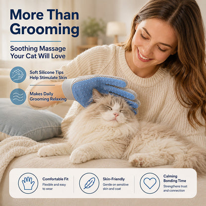 Double-Sided Pet Grooming Glove