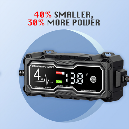 ⚡🔋 Smart Car Battery Charger – Test, Charge & Maintain with Ease