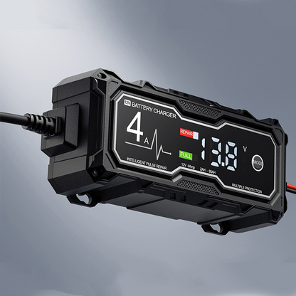 ⚡🔋 Smart Car Battery Charger – Test, Charge & Maintain with Ease