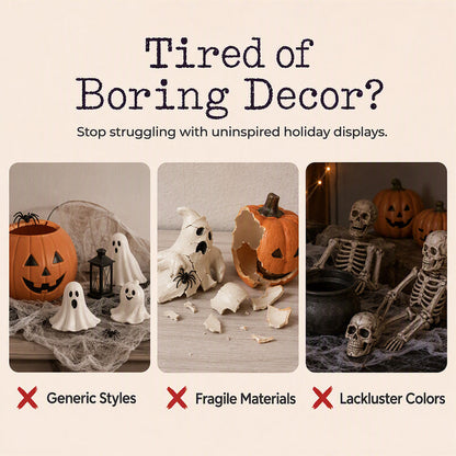 🎃🦇Spooky Duck Set – Hand-Painted, 5 Characters, Weather-Resistant
