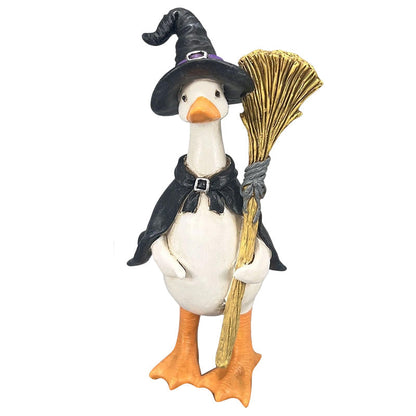 🎃🦇Spooky Duck Set – Hand-Painted, 5 Characters, Weather-Resistant