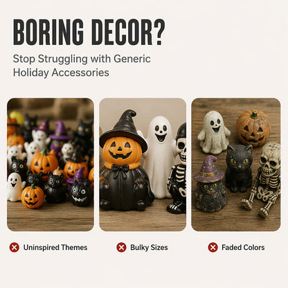 👻✨ A Little Ghost Duck to Spook Up Your Space! 🎃 Cute Halloween Resin Decoration for Desk & Home