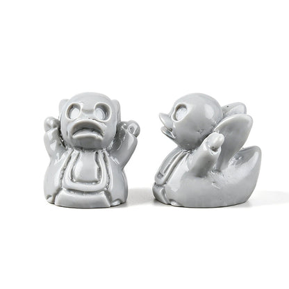 👻✨ A Little Ghost Duck to Spook Up Your Space! 🎃 Cute Halloween Resin Decoration for Desk & Home