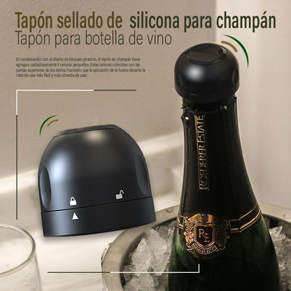 🍾 Twist-Lock Wine and Champagne Bottle Stoppers