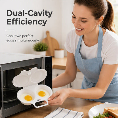 🥗🎁 50% OFF! Microwave Egg Poacher – From £4.99! Dual‑cavity, non‑stick & easy clean. Healthier than frying – stock up & save! 🏠✅
