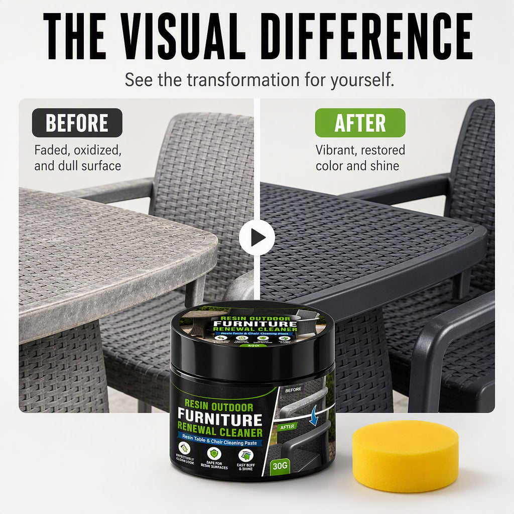 Outdoor Furniture Renewal Paste with Sponge