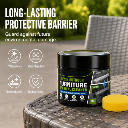 Outdoor Furniture Renewal Paste with Sponge