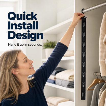 ✨ 8-Clip Wall Mount Hat Rack – Helps Save Space & Display Your Cap Collection, for Bedroom, Closet