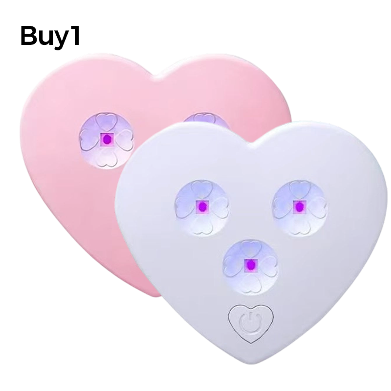 🚽✨UVC toilet sterilizer – smart sensor, heart-shaped design, keeps toilet fresher with UV light!