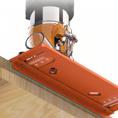 ⏰Aluminum Alloy Wood Router Slotting Bracket Guide Tool