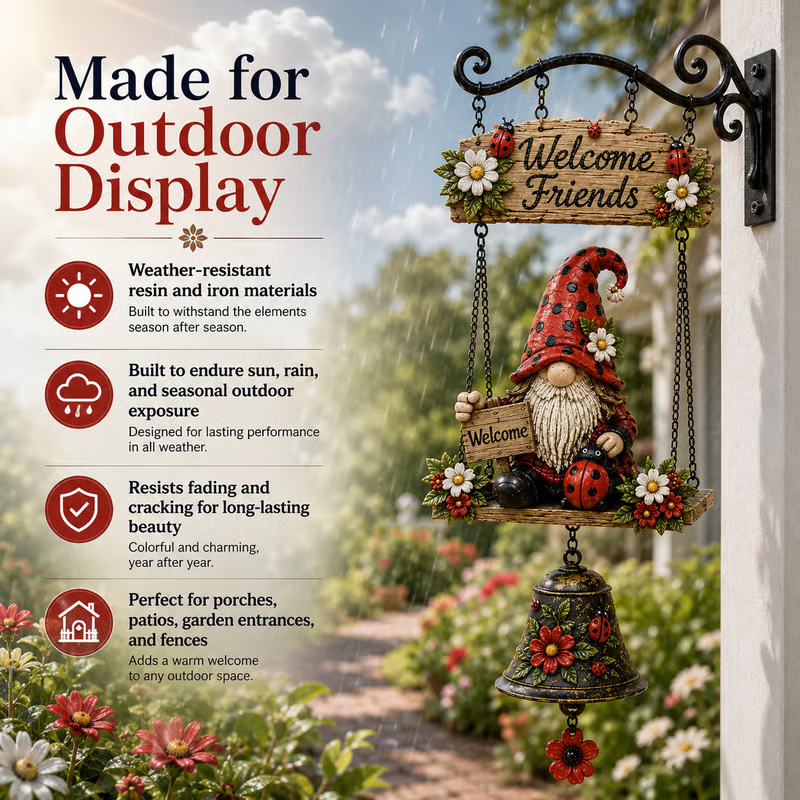 🧙‍♂️Gnome Welcome Doorbell Outdoor Decor