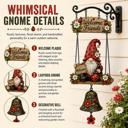 🧙‍♂️Gnome Welcome Doorbell Outdoor Decor