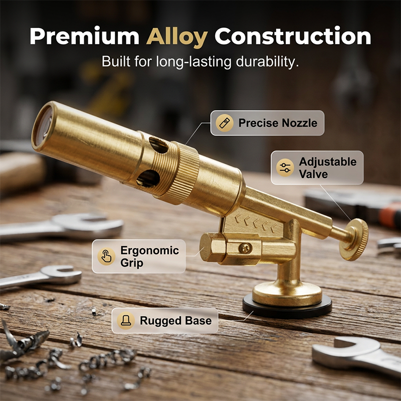 Portable Multi-Function Invertible Butane Torch