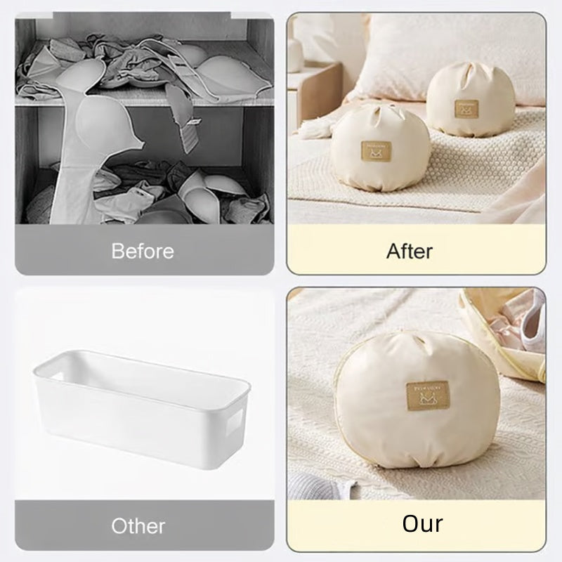 🎉 LIMITED TIME 50% OFF! 👙 Portable Underwear Storage Bag for Travel – Spherical Dome Design, Compartmentalized Interior & Durable Polyester ✨