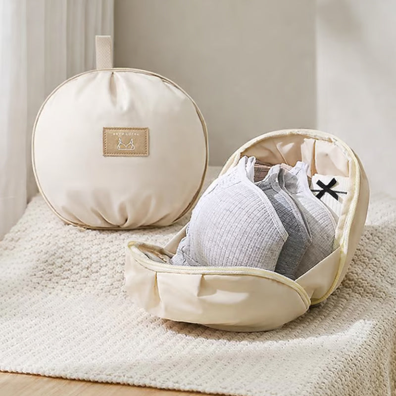 🎉 LIMITED TIME 50% OFF! 👙 Portable Underwear Storage Bag for Travel – Spherical Dome Design, Compartmentalized Interior & Durable Polyester ✨