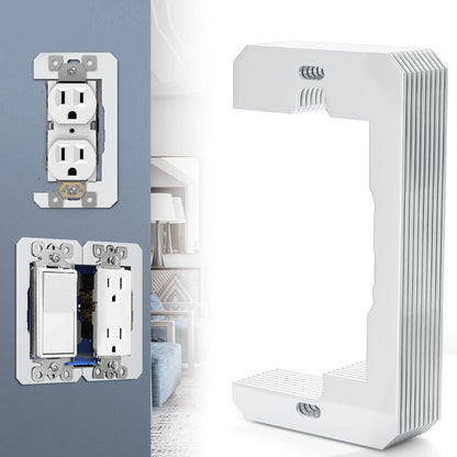 Metal Wall Plate Spacer For Uneven Electrical Outlet Boxes