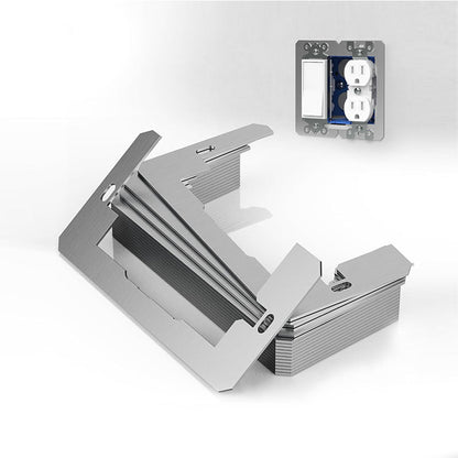 Metal Wall Plate Spacer For Uneven Electrical Outlet Boxes