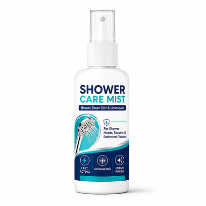 🚿✨Fast-Acting Shower Limescale Remover Spray – Dissolves stubborn mineral deposits & hard water stains. Restores water flow & shine – just spray & wipe! 🧼💪
