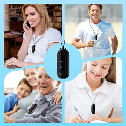 Wearable Air Purifier with Negative Ion Technology
