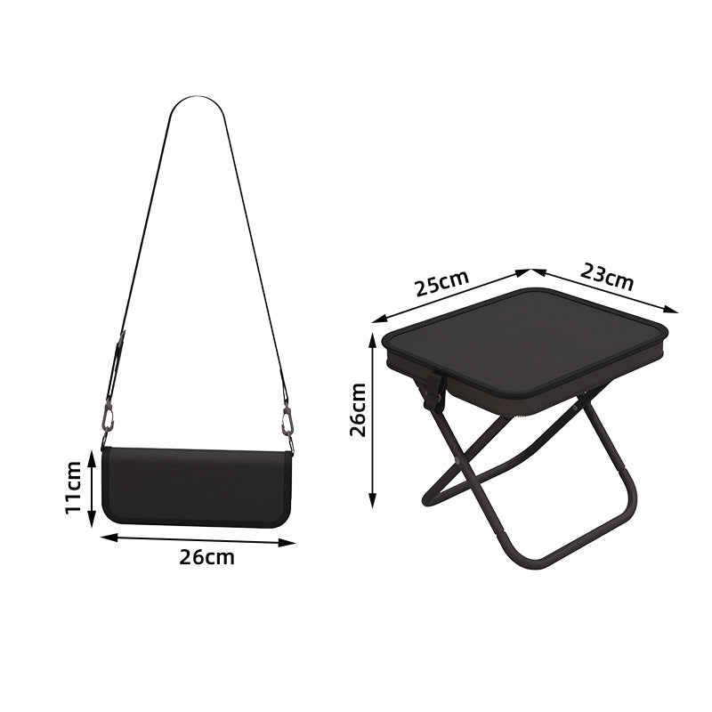 Portable Folding Stool with Handbag Design
