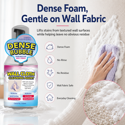 Multi-Purpose Rinse-Free Wallpaper Foam Cleaner