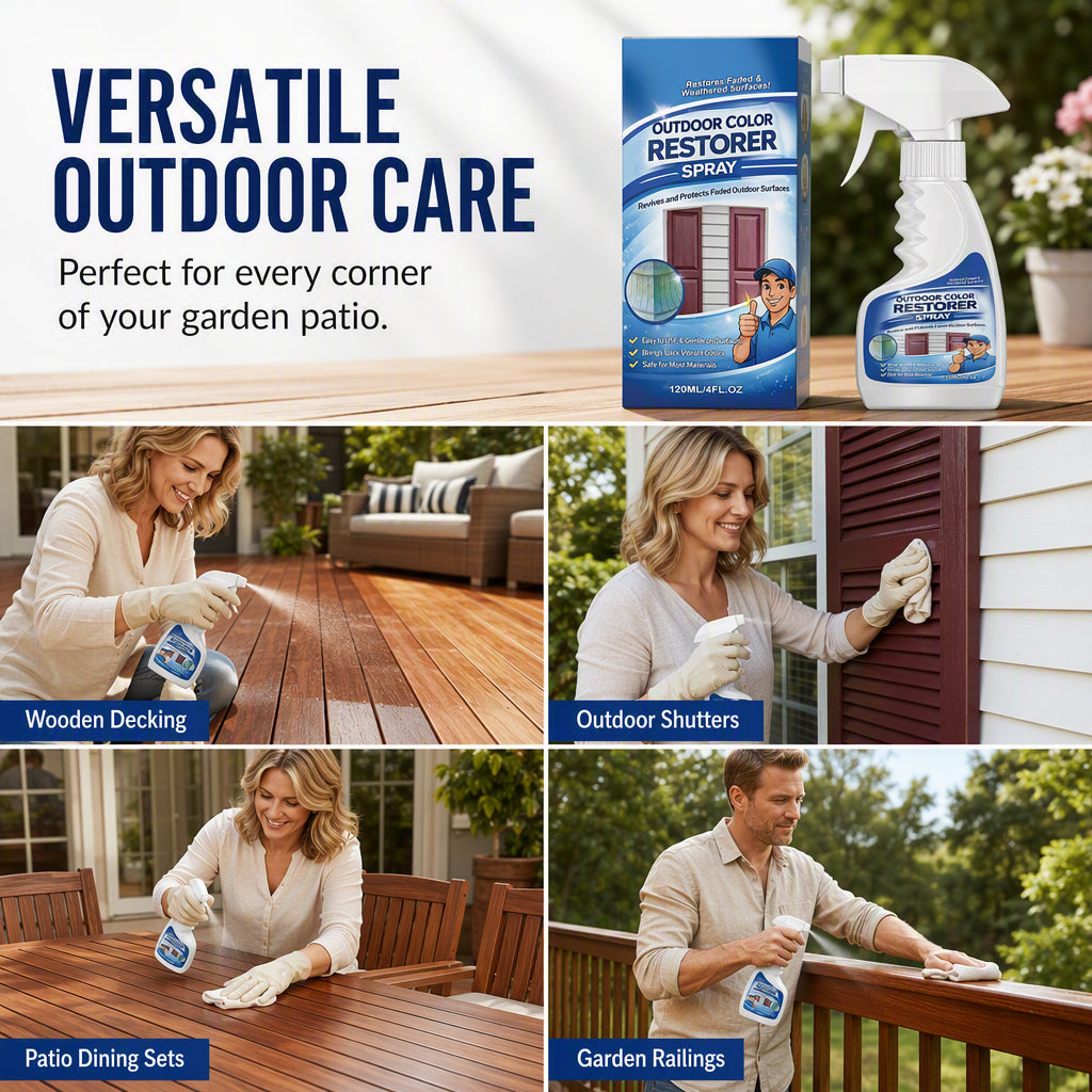 🛡️ 50% OFF! All-Season Wood Restorer – Penetrates deep to restore colour & creates protective shield against UV & moisture. Keep your garden furniture looking new! 🌳💪