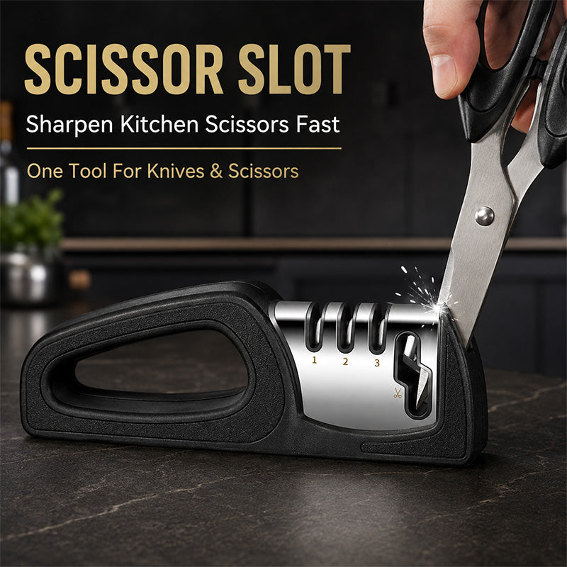 4-in-1 Multi-Stage Kitchen Knife Sharpener