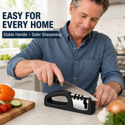 4-in-1 Multi-Stage Kitchen Knife Sharpener