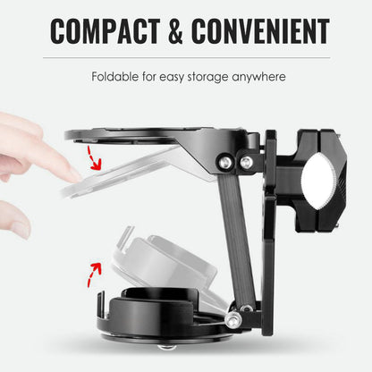 Bike Water Holder, Rotating Bottle Cage, Foldable Cup Mount Adjustable Folding Design, 360 Degree Rotation Support, for Adults Scooter Stroller Cycling Hiking Travel Outdoor Riding