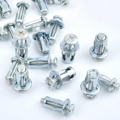 Heavy-Duty Carbon Steel Button Rivet Locking Nuts Set