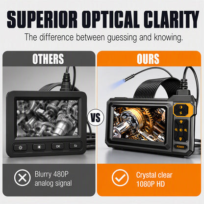 🔍 LIMITED‑TIME 50% OFF! ⚡HD Inspection Endoscope – IPS Screen, IP67 Waterproof Probe ✨
