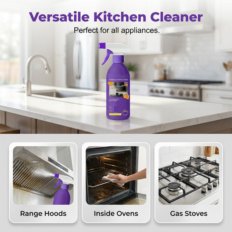 Multifunctional Kitchen Grease Cleaner Spray