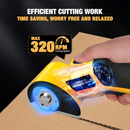 Portable Cordless Electric Fabric Scissors Kit