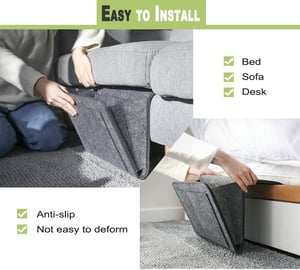 🛏️50% OFF NOW! Bedside Hanging Storage Bag‑Multi‑Pocket Bed Caddy Organizer, Felt Hanging Pouch for Dorm Bunk Bed Hold Tablet Book Phone Stationery