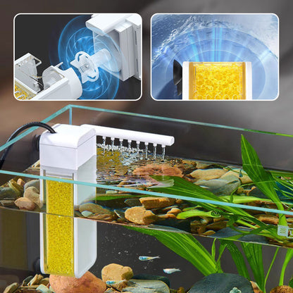 Multifunctional Mini Filter for Small Fish Tank