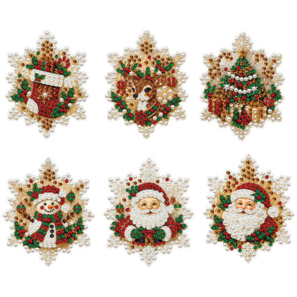 5D DIY Christmas Ornament – Sparkling Beads & Acrylic, 3D Glow, Easy to Make. Perfect for the Tree, Window & Gifts!