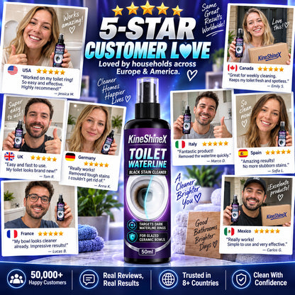 Toilet Bowl Waterline Cleaner Spray