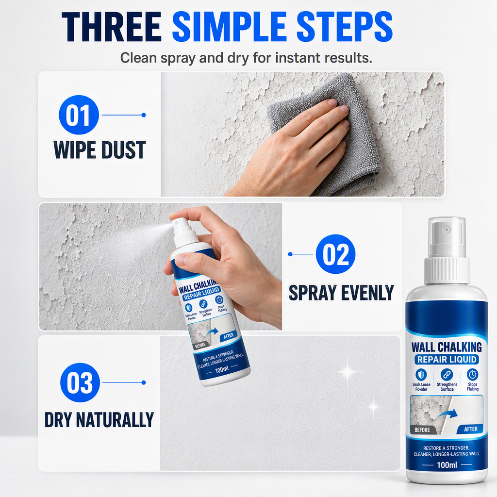 Wall Repair Liquid & Curing Agent